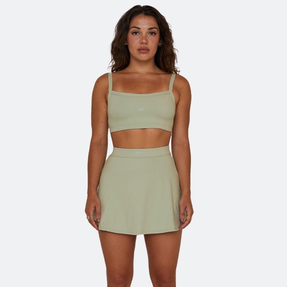 SET Active sportbody sporty skirt vice green